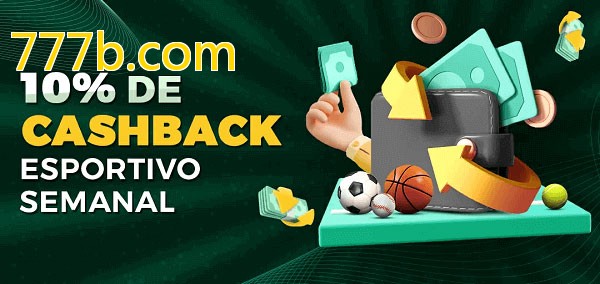 10% de bônus de cashback na 777b.com